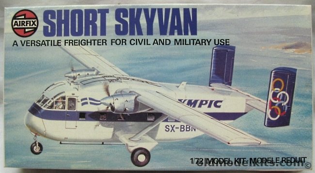 Airfix 1/72 Short Skyvan - Oman Air Force / Olympic Airlines, D5 plastic model kit